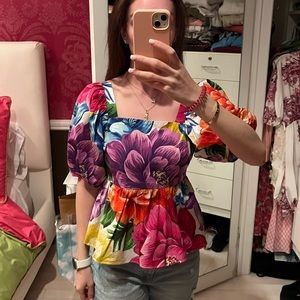 Farm Rio Floral Top